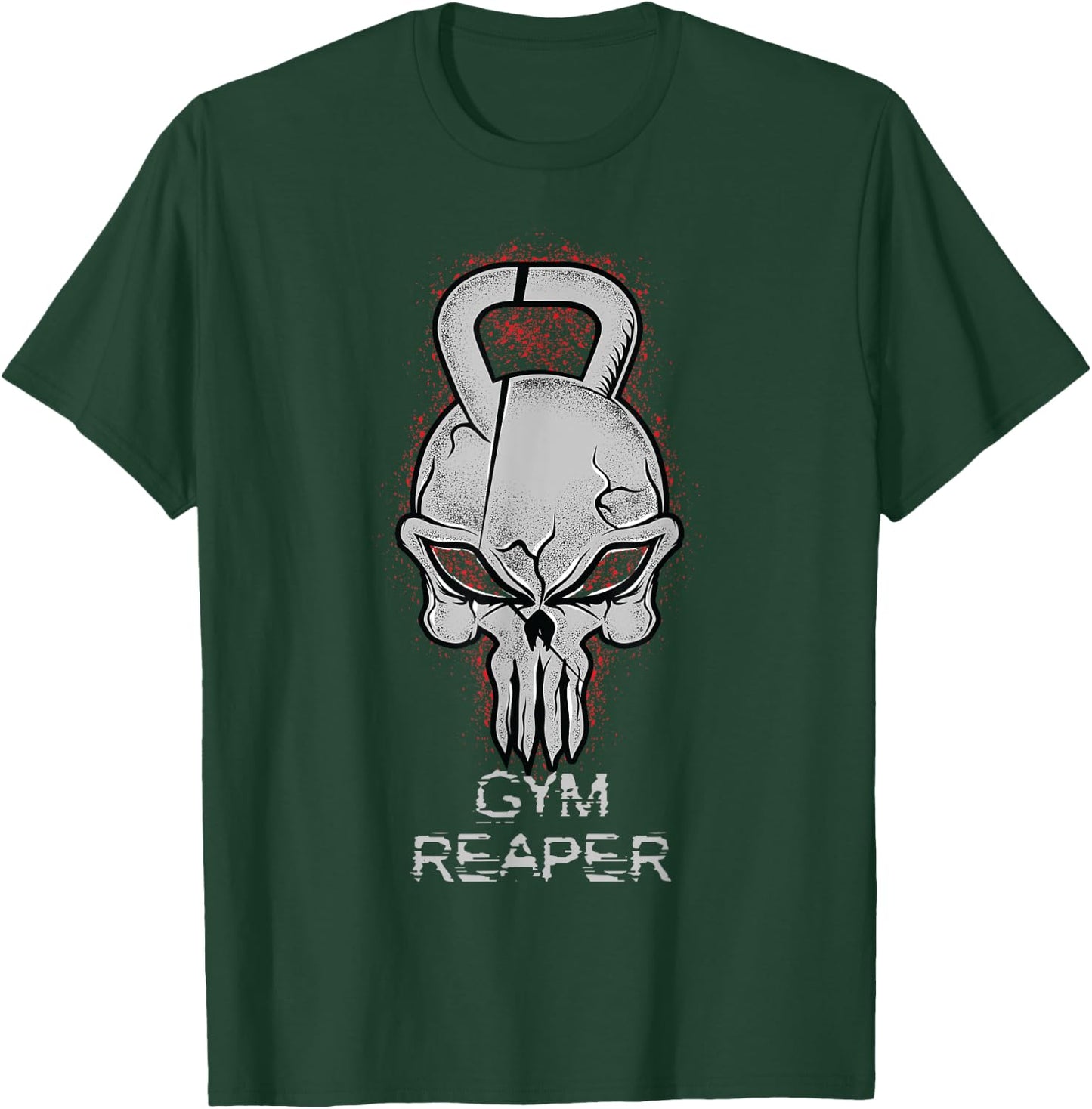 Gym Reaper for your workout. gym exercise fitness T-Shirt - T-Shirt | Forest