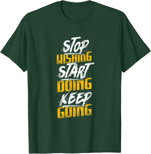 Fitness Motivation Inspirational Quote Fitness T-Shirt - T-Shirt | Forest