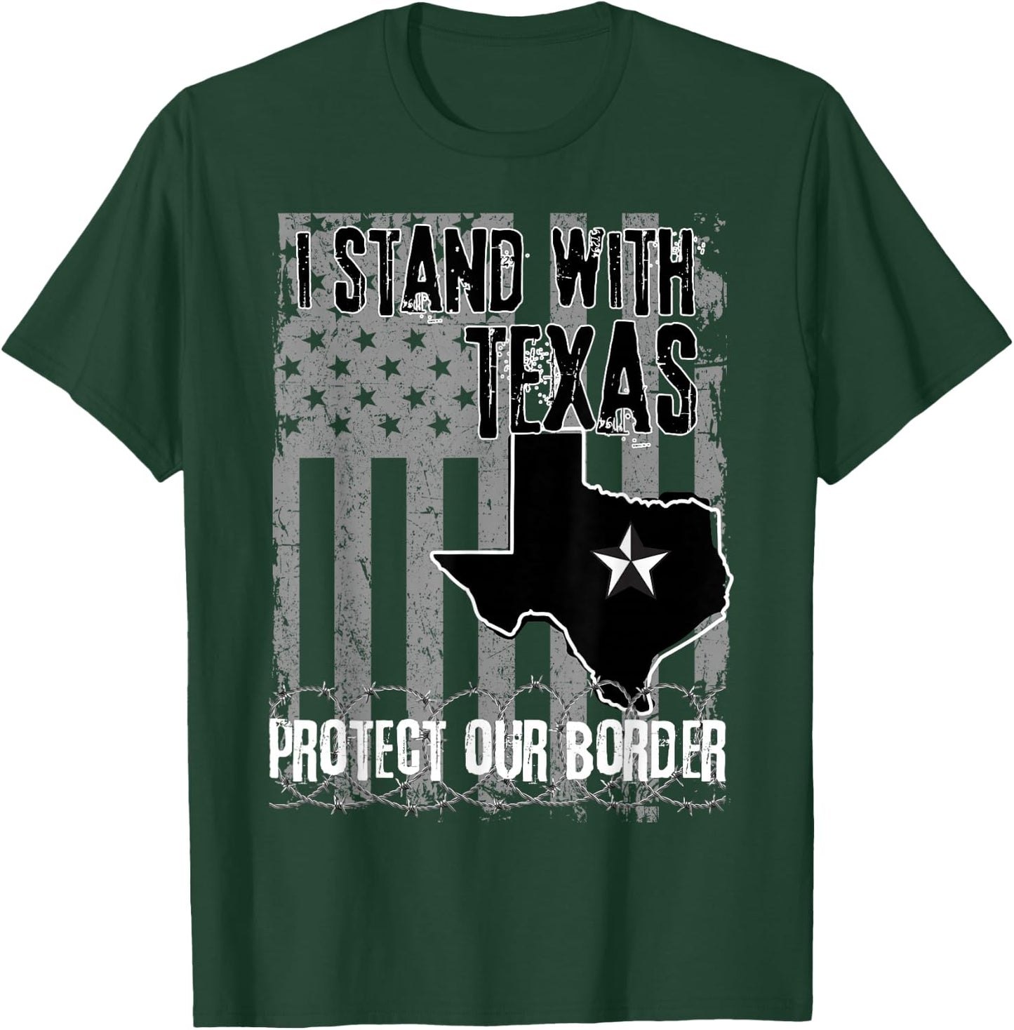 I Stand With Texas T-Shirt - T-Shirt | Forest