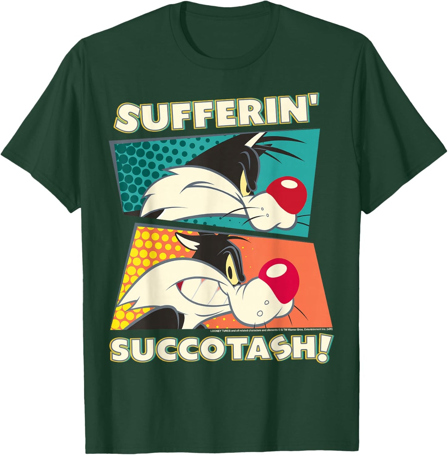 Looney Tunes Sylvester Sufferin' Succotash T-Shirt - T-Shirt | Forest