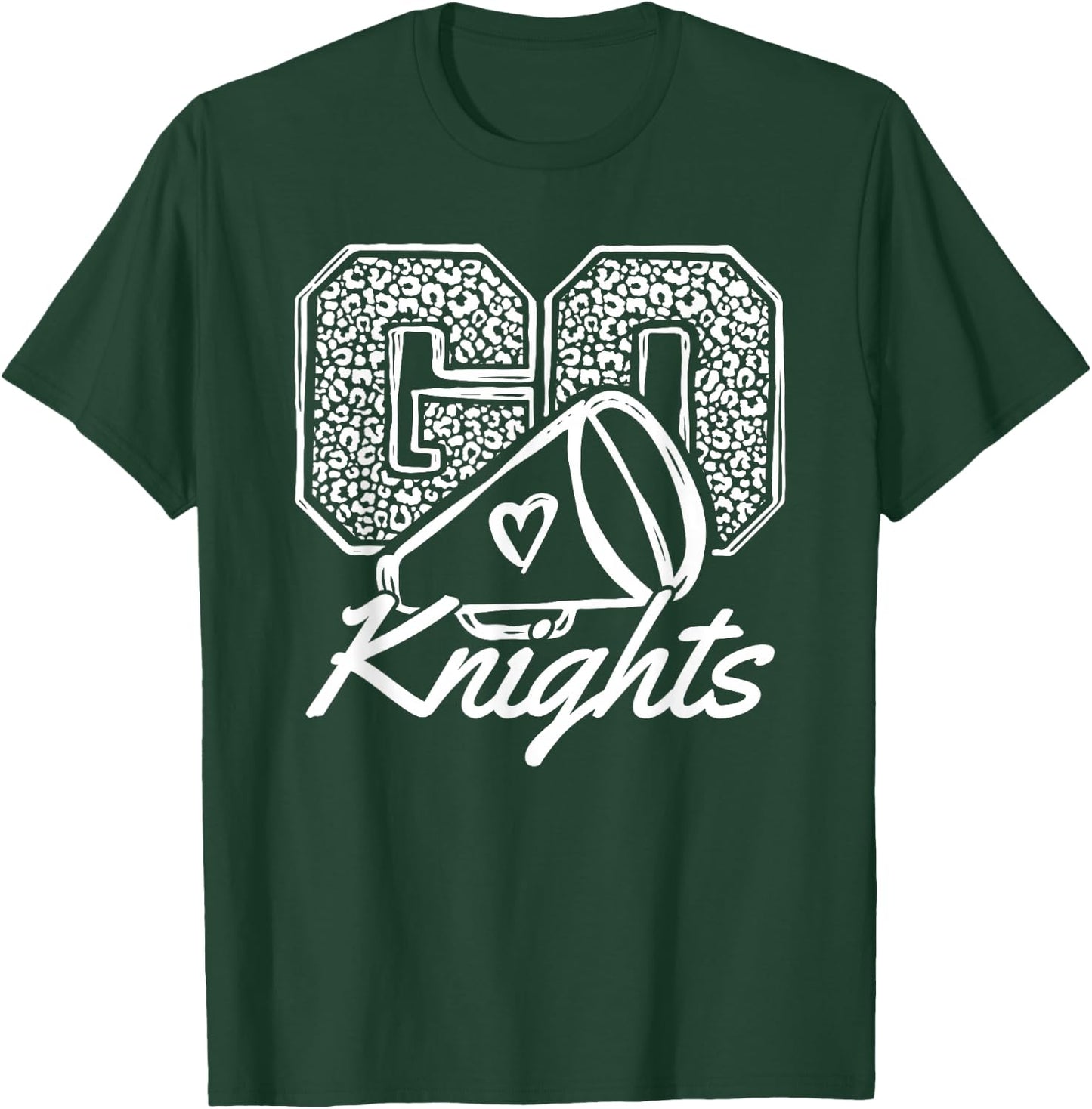 Go Cheer Knights Sports Name Gifts Men Women Boy Girl T-Shirt - T-Shirt | Forest