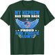 My Nephew Has Your Back Proud Air Force Aunt Military Auntie T-Shirt - T-Shirt | Forest