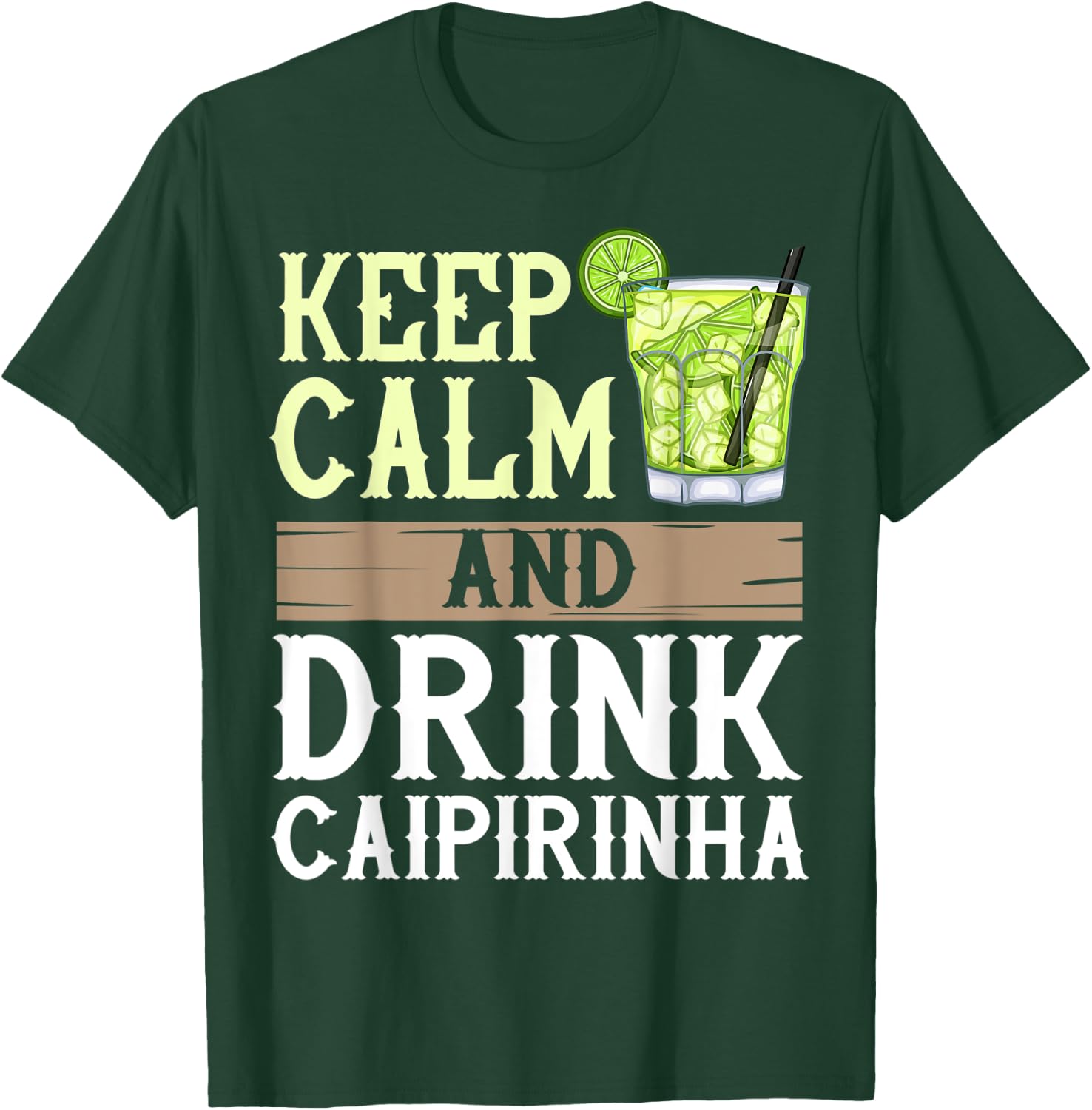 Caipirinha Drink Cocktail Brazil T-Shirt - T-Shirt | Forest