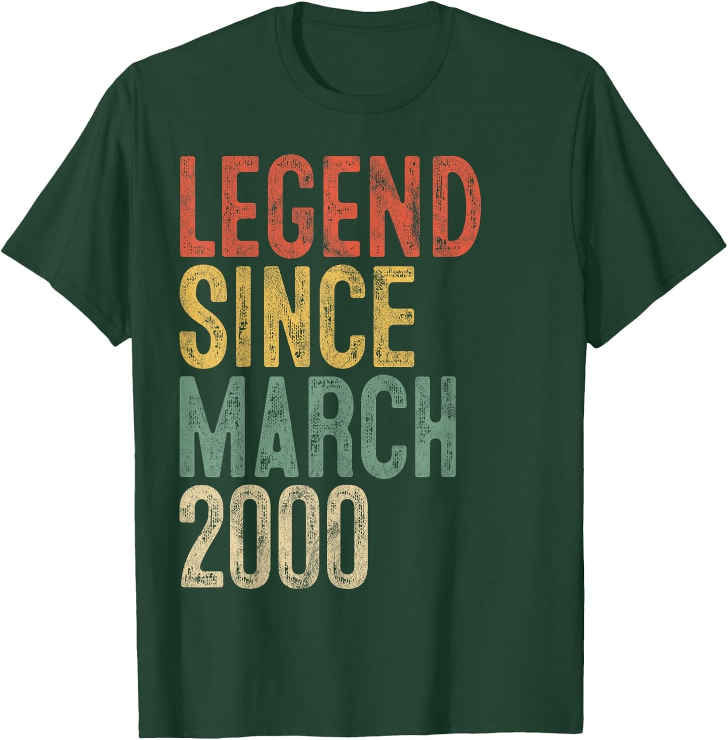Legend 2000 25th Birthday Gifts Women 25 Year Old T-Shirt - T-Shirt | Forest