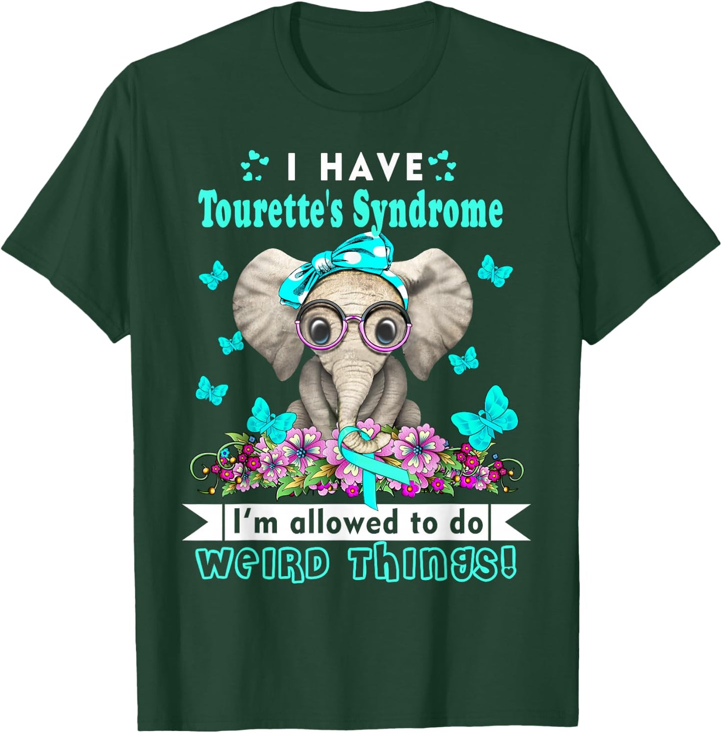I have Tourettes Syndrome Awareness T-Shirt - T-Shirt | Forest