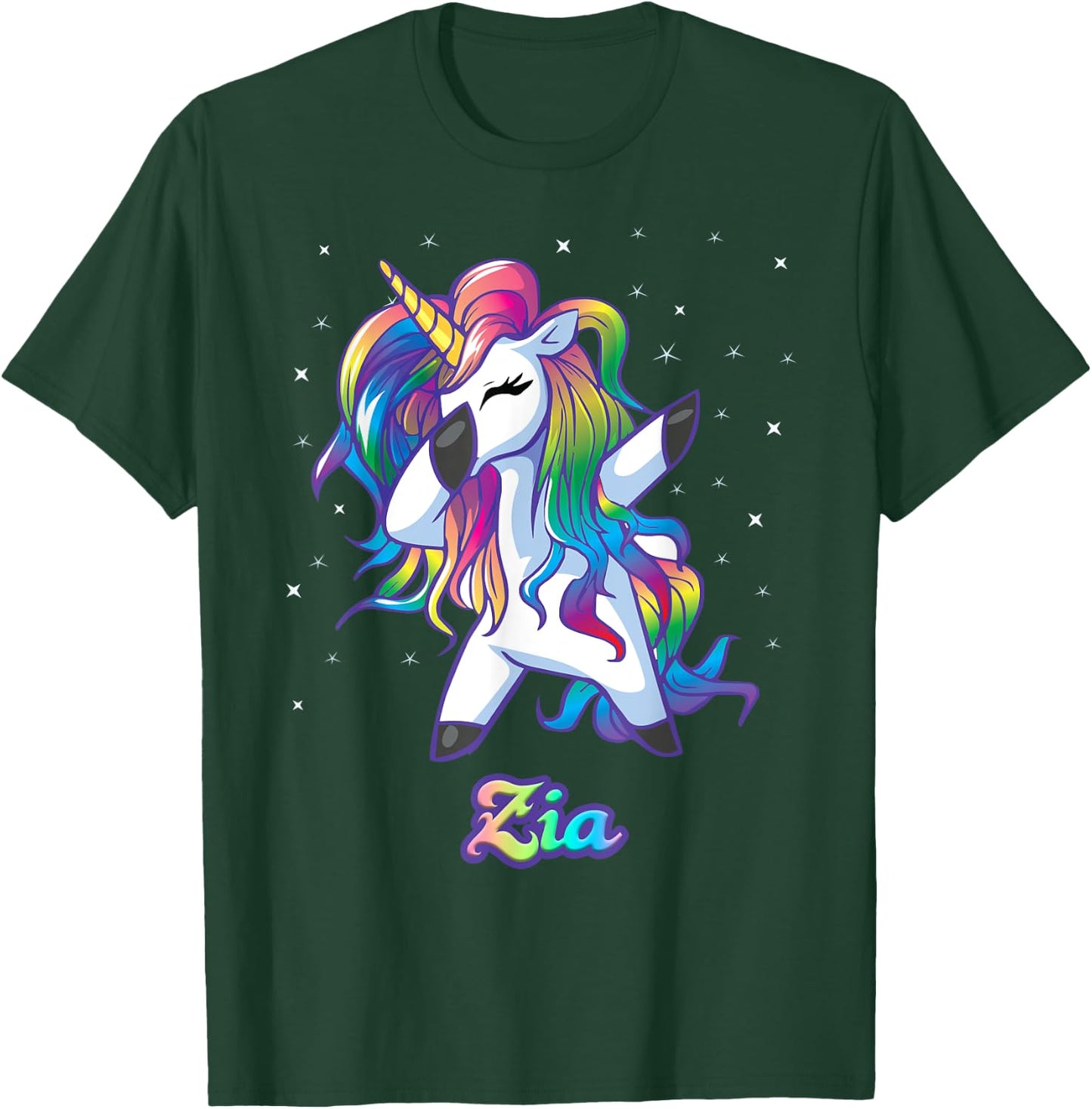 ZIA Unicorn Gifts For Girls Birthday Gifts T-Shirt - T-Shirt | Forest