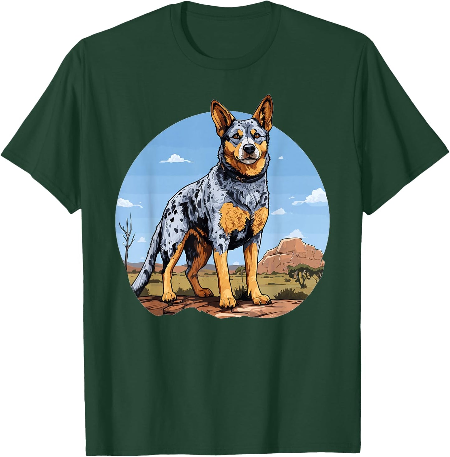 Australian Cattle Dog Mom Dog Australian Cattle Dog T-Shirt - T-Shirt | Forest