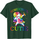 First Day Of School Homeschool Cutie Unicorn T-Shirt - T-Shirt | Forest