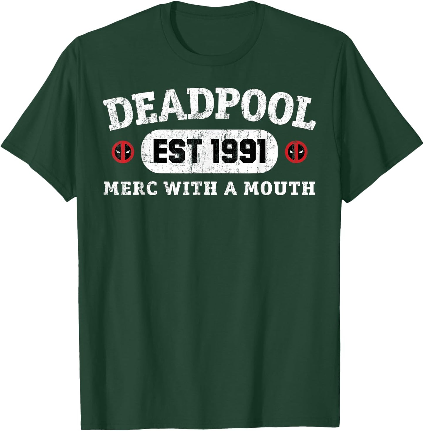 Marvel Deadpool 30th Merc With A Mouth Est 1991 T-Shirt - T-Shirt | Forest