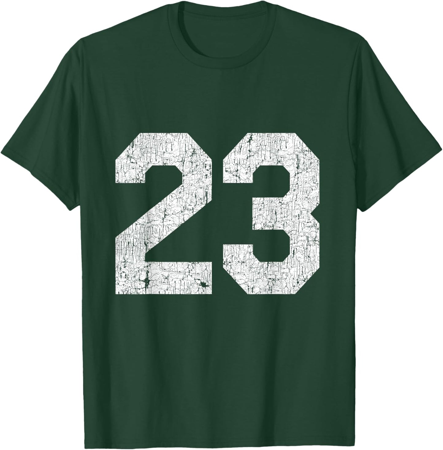 Jersey Uniform Number #23, Sports Birthday T-Shirt - T-Shirt | Forest