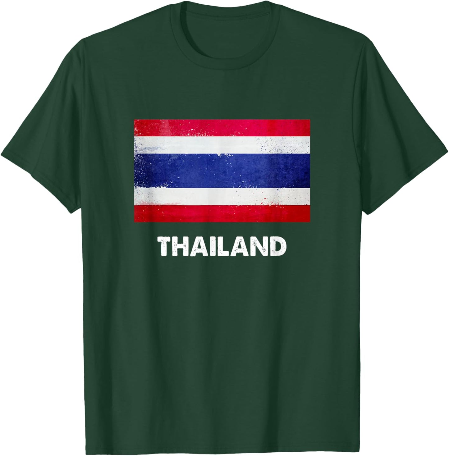 Thailand Flag Shirt | Thai T-Shirt - T-Shirt | Forest