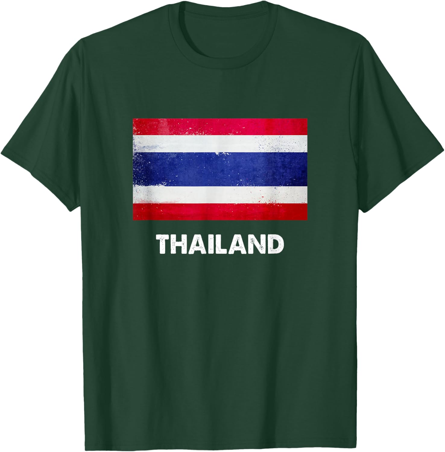 Thailand Flag Shirt | Thai T-Shirt - T-Shirt | Forest