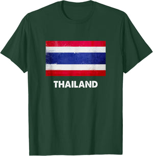 Thailand Flag Shirt | Thai T-Shirt - T-Shirt | Forest