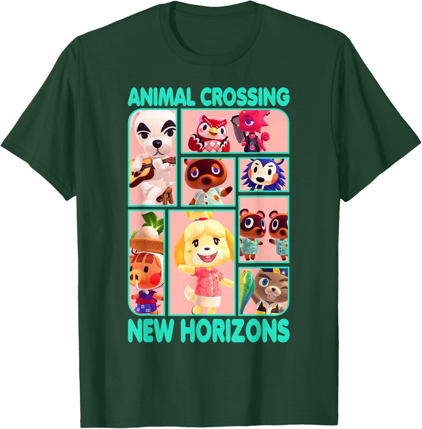 Animal Crossing: New Horizons Nintendo Friends Box Up T-Shirt - T-Shirt | Forest