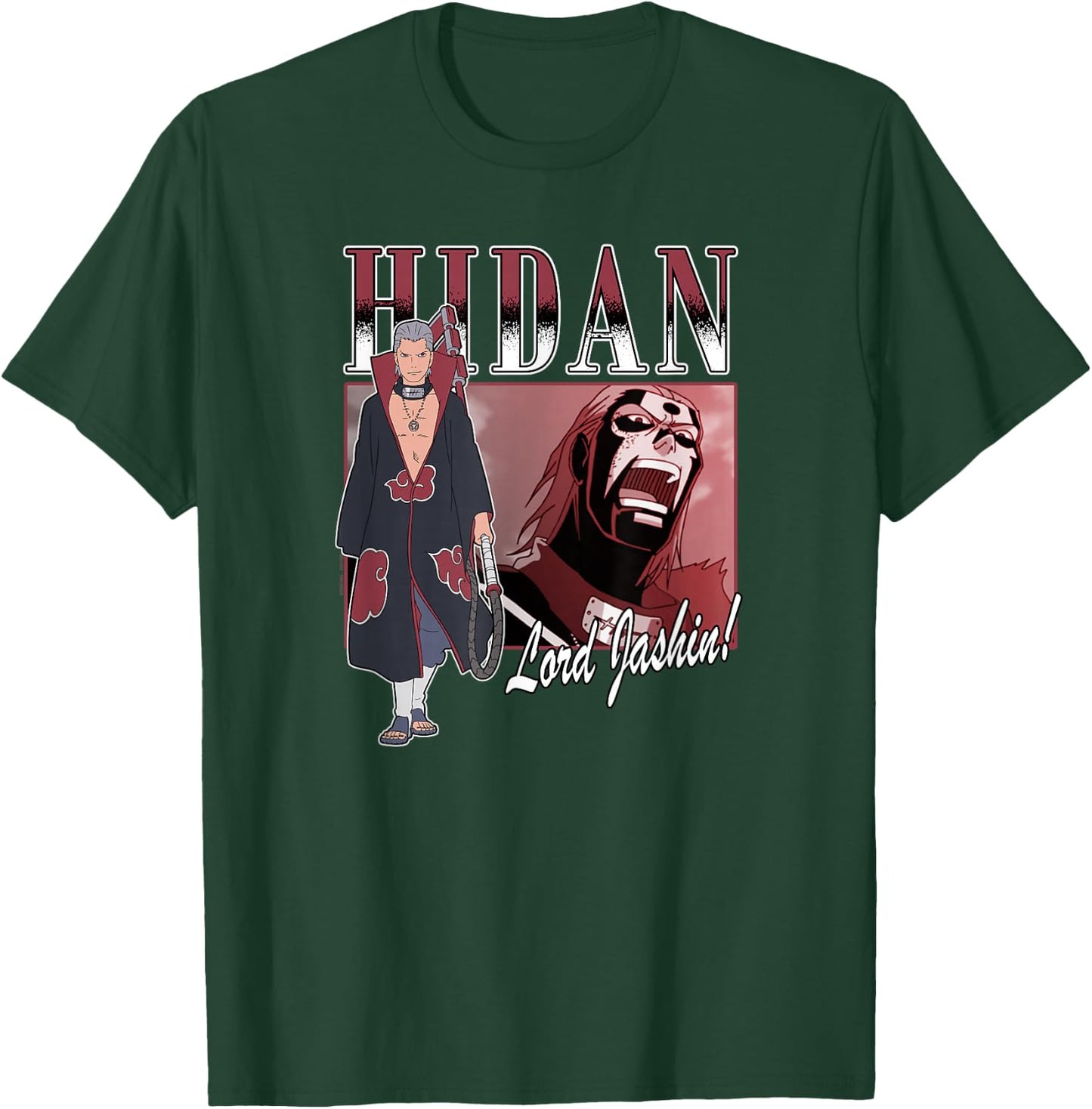 Naruto Shippuden Hidan Praise Jashin Akatsuki Org Anime T-Shirt - T-Shirt | Forest
