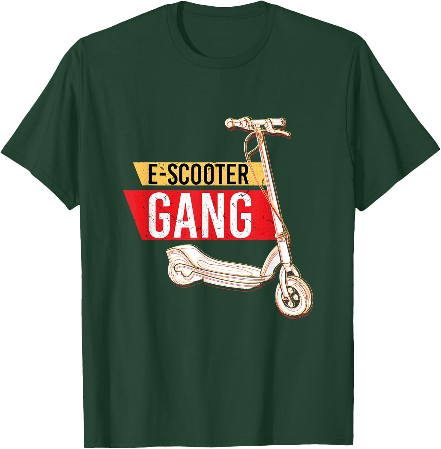 E-Scooter Gang I Scooter Rider Electric Scooter Kickscooter T-Shirt - T-Shirt | Forest