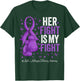Purple Ribbon Alpha 1 Antitrypsin Deficiency Awareness T-Shirt - T-Shirt | Forest