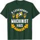 Retired Machinist Shirt Funny Machinist Retirement Gift T-Shirt - T-Shirt | Forest
