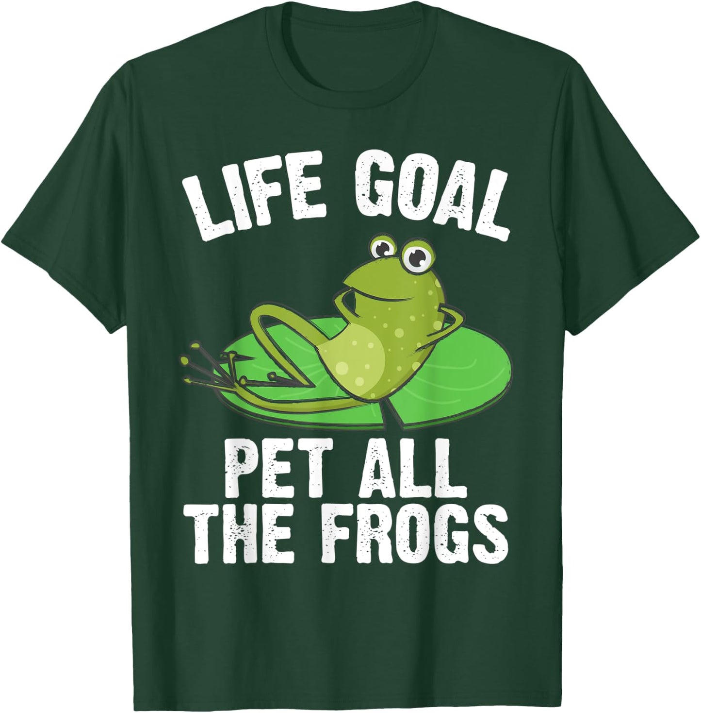 Frog Gift Women Cute Bullfrog Toad Tadpole Lovers T-Shirt - T-Shirt | Forest