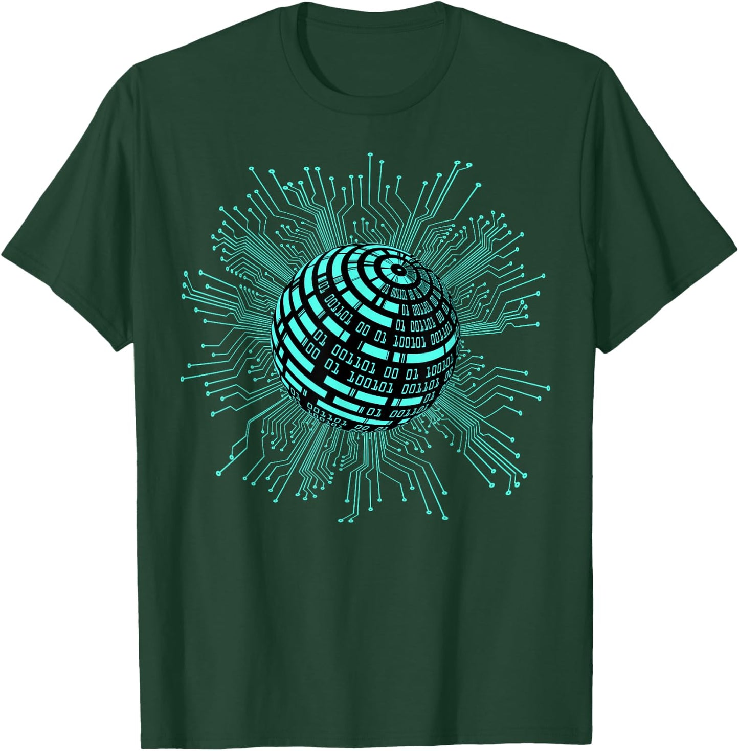 Binary Coding Computer Nerd Geeks Programmer Funny Coding Small T-Shirt - T-Shirt | Forest