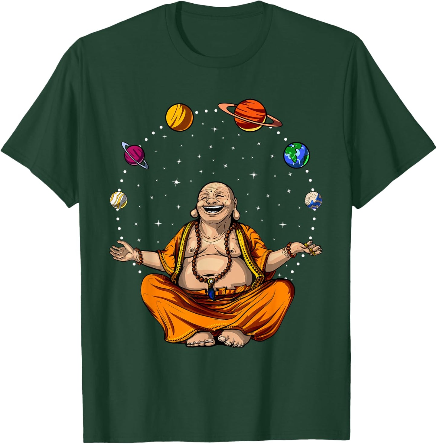 Buddha Zen Yoga Meditation Spiritual Buddhist T-Shirt - T-Shirt | Forest