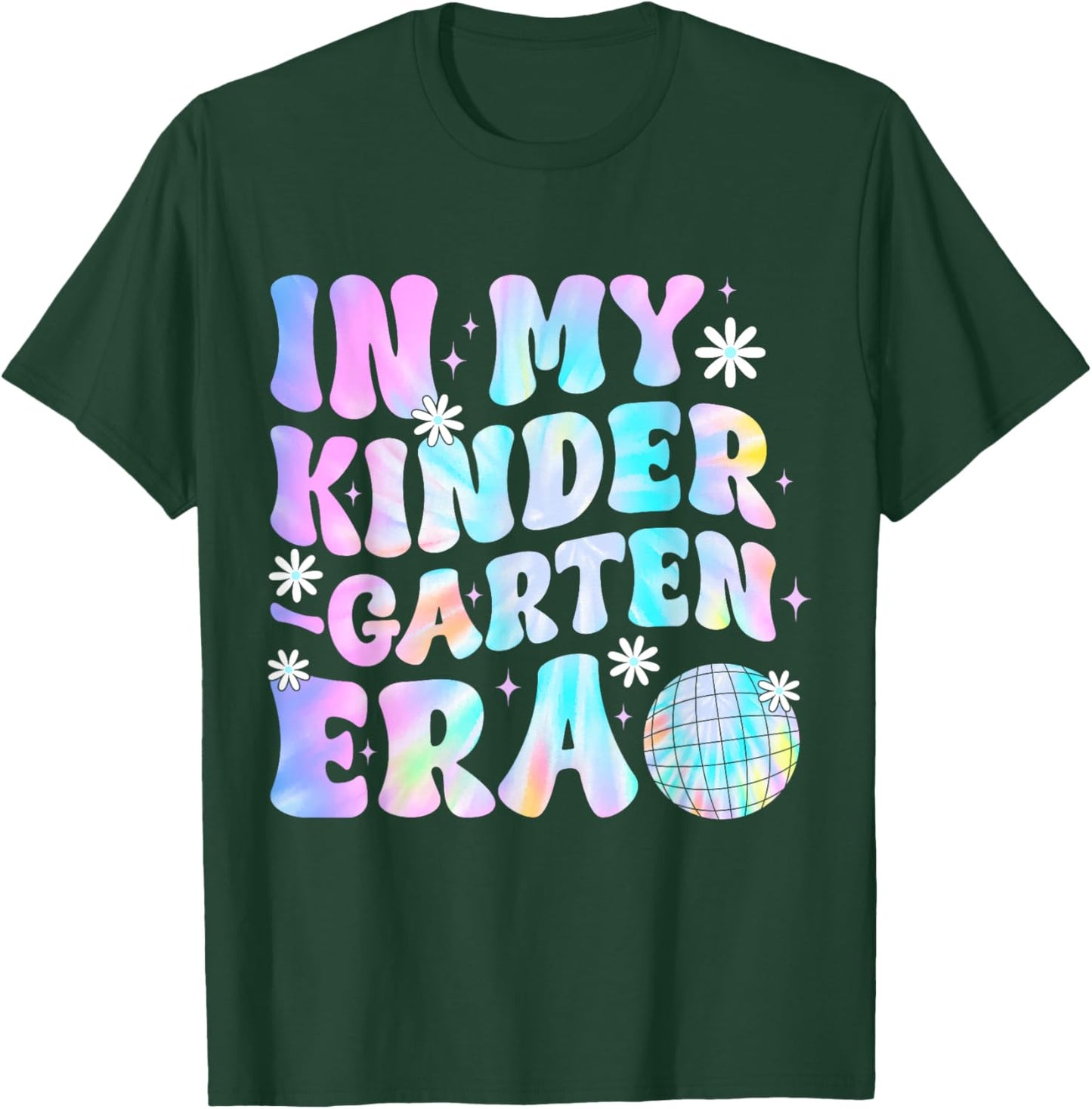 In My Kindergarten Era Back To School Kinder Boys Girls T-Shirt - T-Shirt | Forest