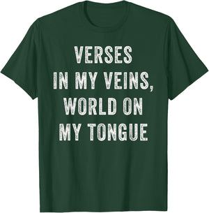 Poetry Enthusiast Literature Slam Poet Men Women Writer T-Shirt - T-Shirt | Forest