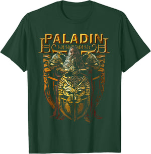 Dwarven Paladin, Dwarf Knight, Tabletop RPG Fantasy Gamers T-Shirt - T-Shirt | Forest