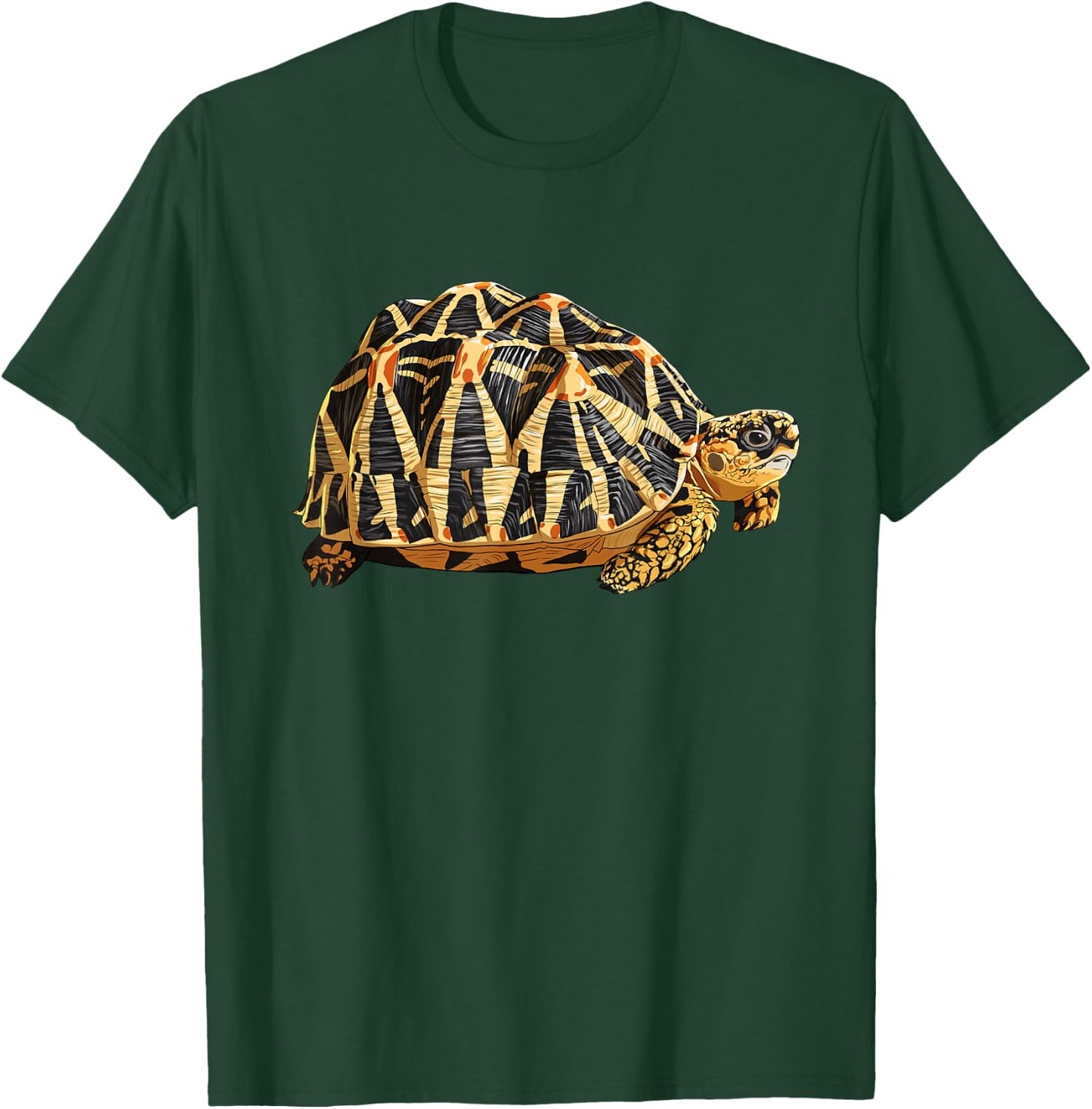 Turtle Indian Star Tortoise T-Shirt - T-Shirt | Forest