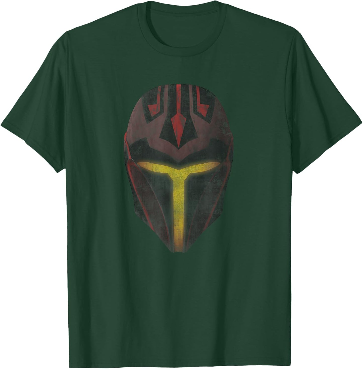 Star Wars The Clone Wars Mandalorian Super Commando Helmet T-Shirt - T-Shirt | Forest