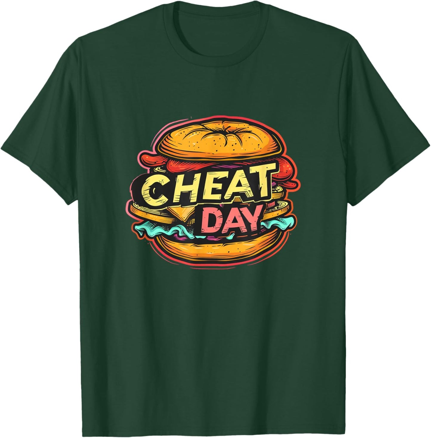 Cheat Day Statement Costume T-Shirt - T-Shirt | Forest