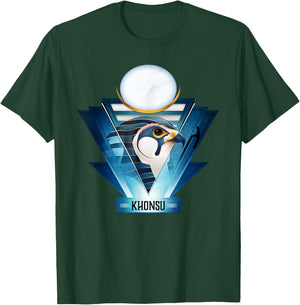 Egyptian Mythology Moon God Khonsu T-Shirt - T-Shirt | Forest