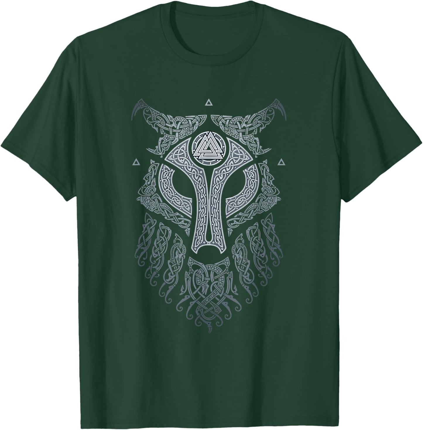 Viking Celtic Fenrir - Wolf of Odin Viking T-Shirt - T-Shirt | Forest