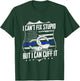 I Can't Fix Stupid But I Can Cuff it Funny Police Officer T-Shirt - T-Shirt | Forest