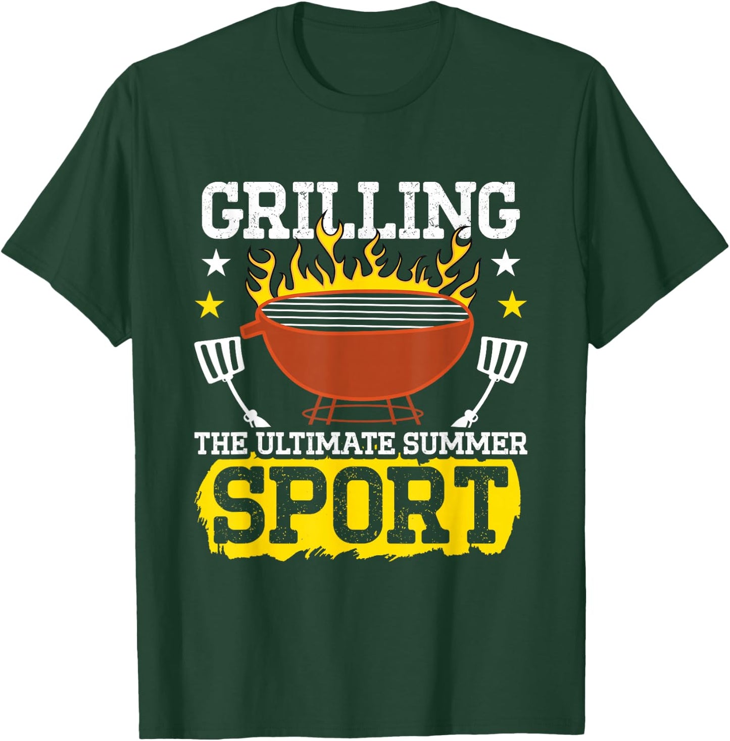 Ultimate Grill Lover Motif For BBQ Lovers Dad Grilling T-Shirt - T-Shirt | Forest