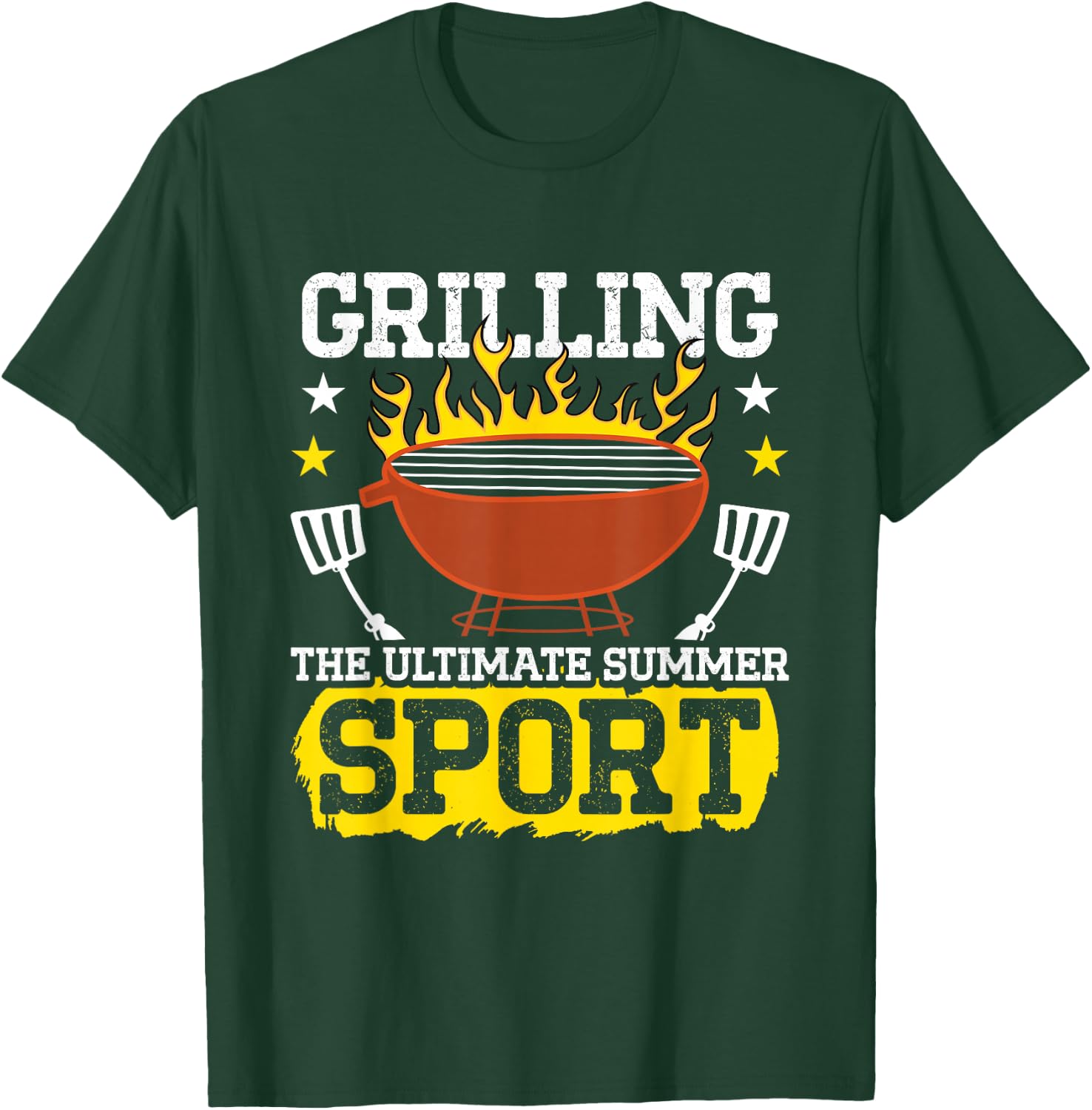 Ultimate Grill Lover Motif For BBQ Lovers Dad Grilling T-Shirt - T-Shirt | Forest