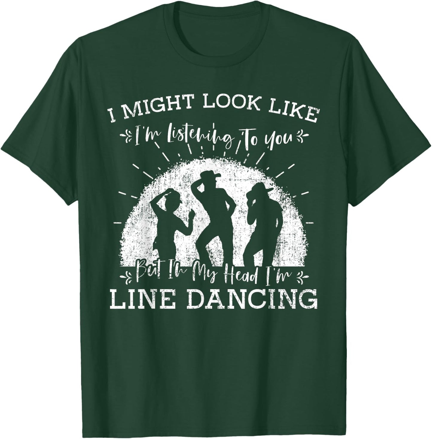 Line Dancing Choreographer Dance Teacher Group Performer Men Women Girls Kids T-Shirt - T-Shirt | Forest