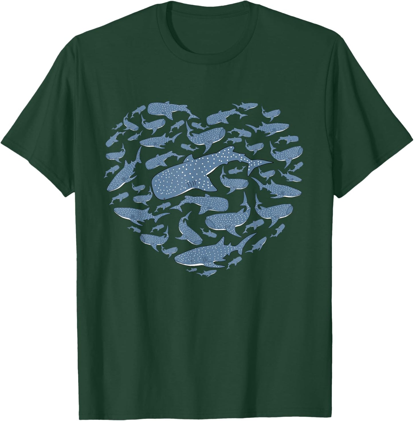 Whale Shark Shirt Women Whale Shark Gift Girls Scuba Diving T-Shirt - T-Shirt | Forest