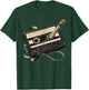 Retro Cassette Tape with Pencil Rewind T-Shirt - T-Shirt | Forest