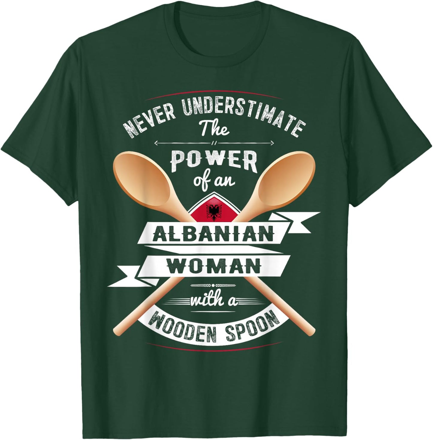 Albania Flag Souvenirs for Albanians Men & Women T-Shirt - T-Shirt | Forest