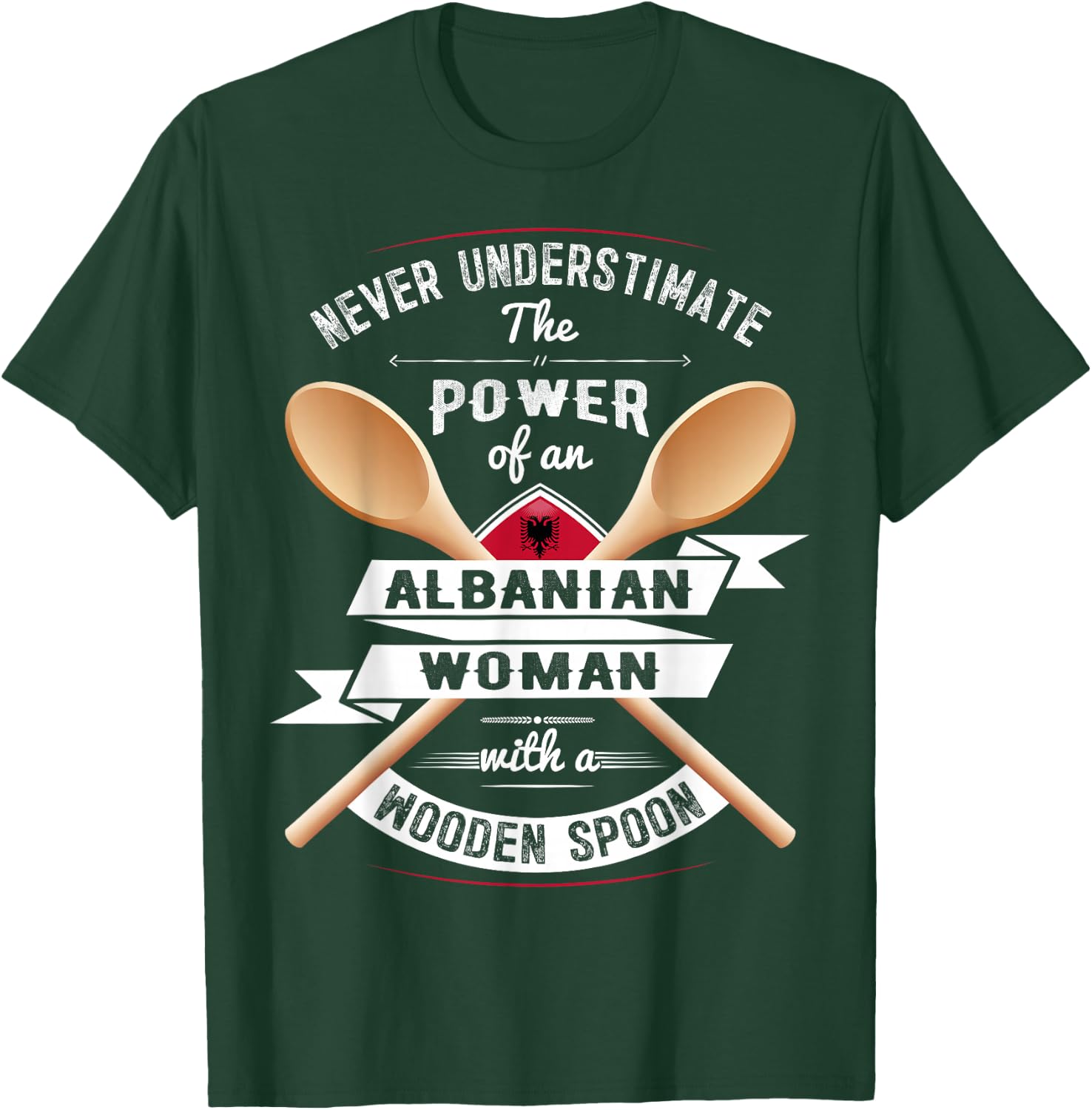 Albania Flag Souvenirs for Albanians Men & Women T-Shirt - T-Shirt | Forest