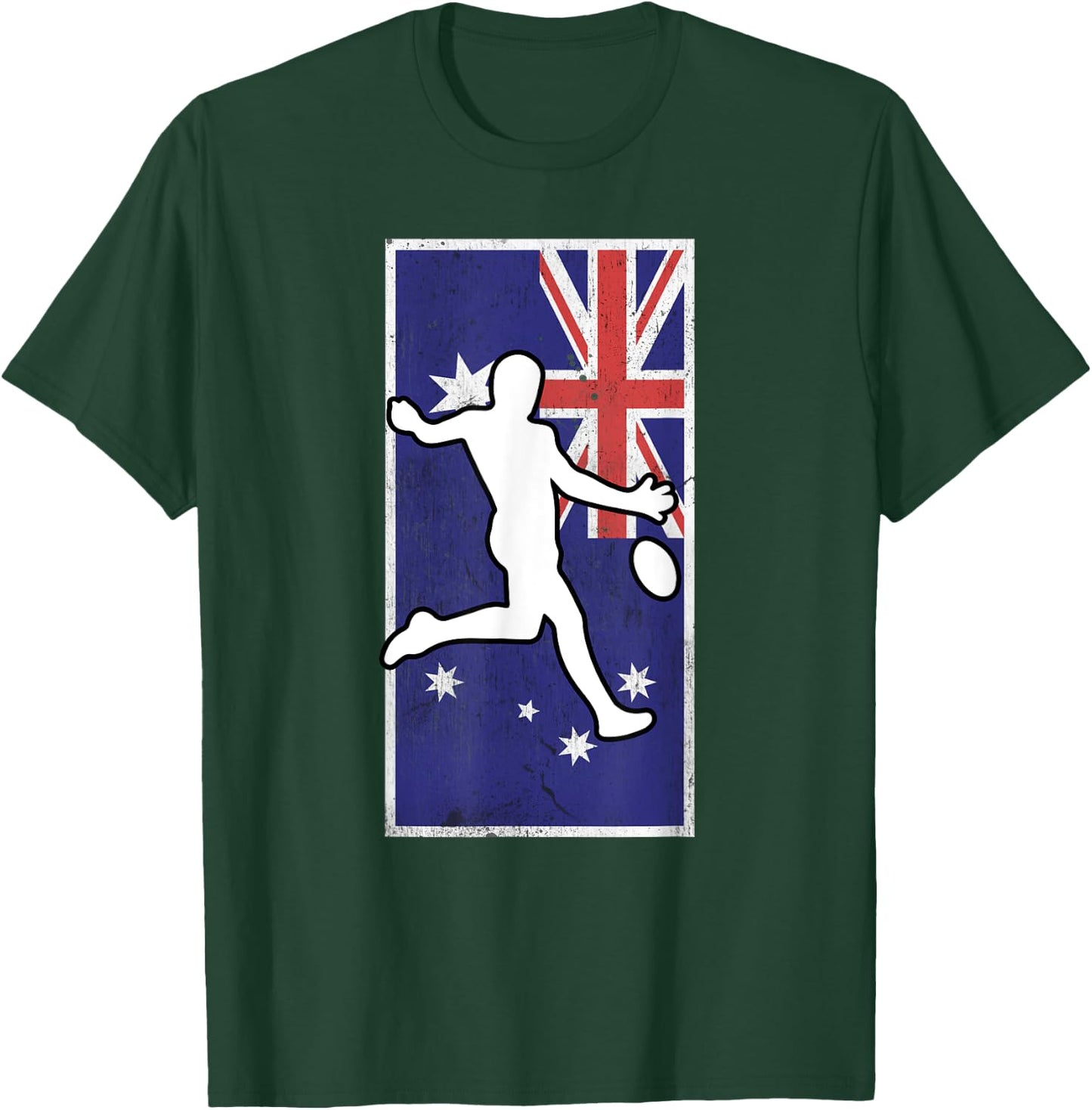 Great Aussie Sport Gift - Australian Rules Football Lovers T-Shirt - T-Shirt | Forest