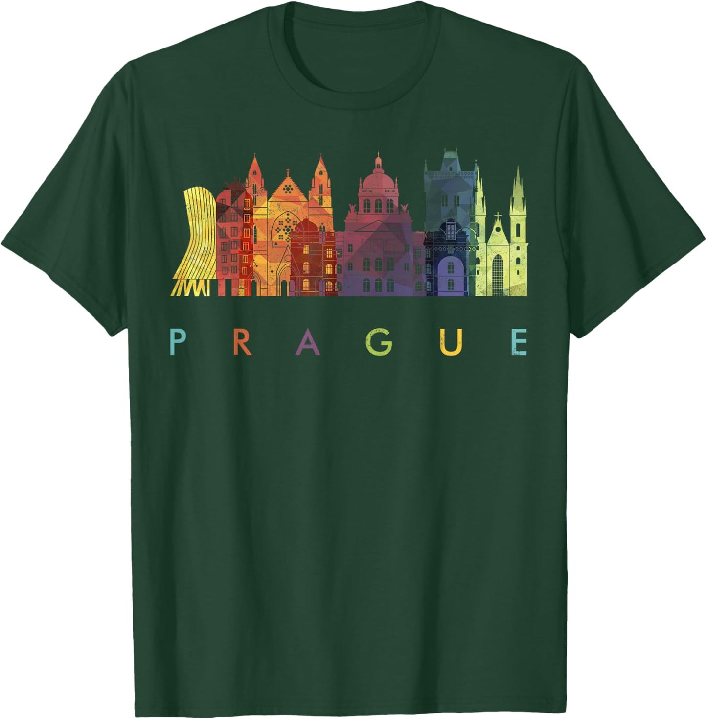 Travel Europe Czech Republic Prague Family Vacation Souvenir T-Shirt - T-Shirt | Forest