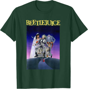 Beetlejuice Classic Vintage Ghost With The Most Movie Poster T-Shirt - T-Shirt | Forest