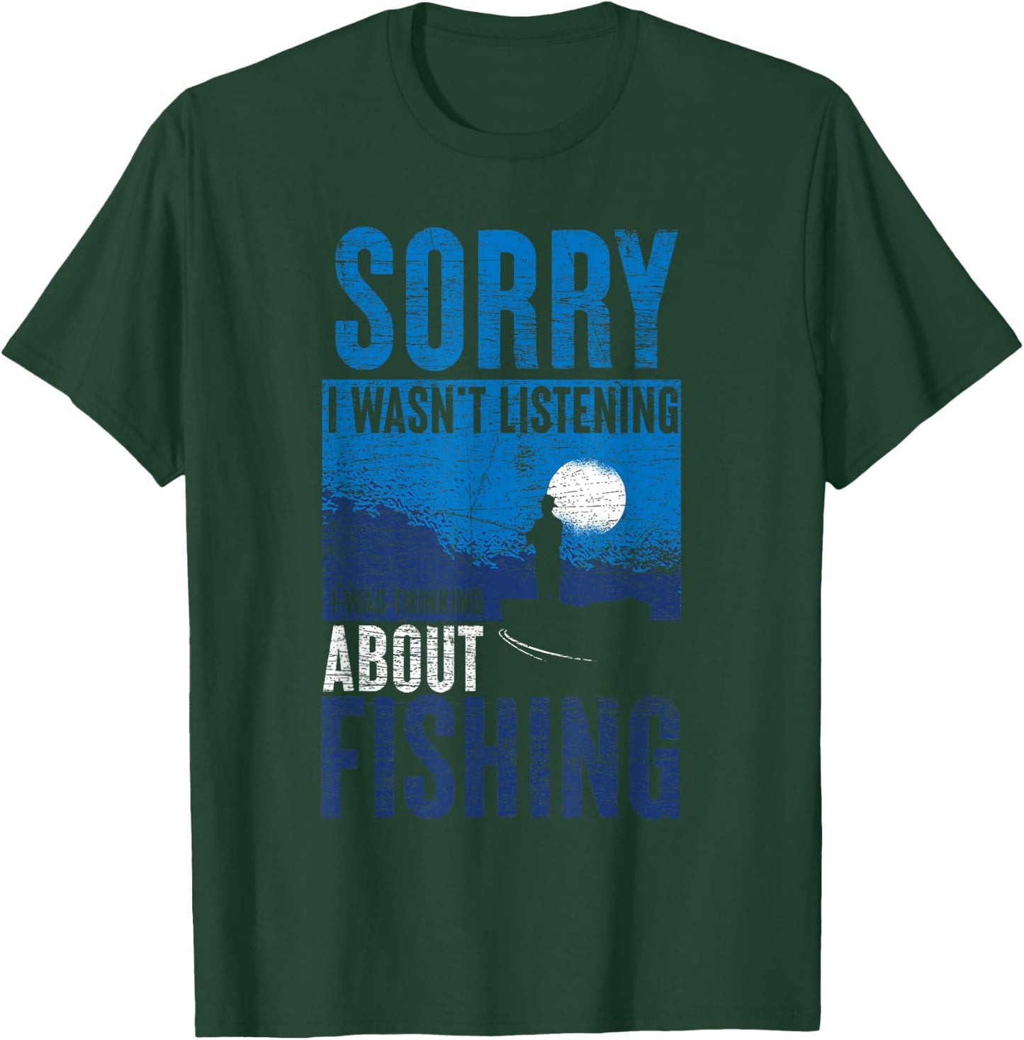 Funny Fisherman Fishing T-Shirt - T-Shirt | Forest