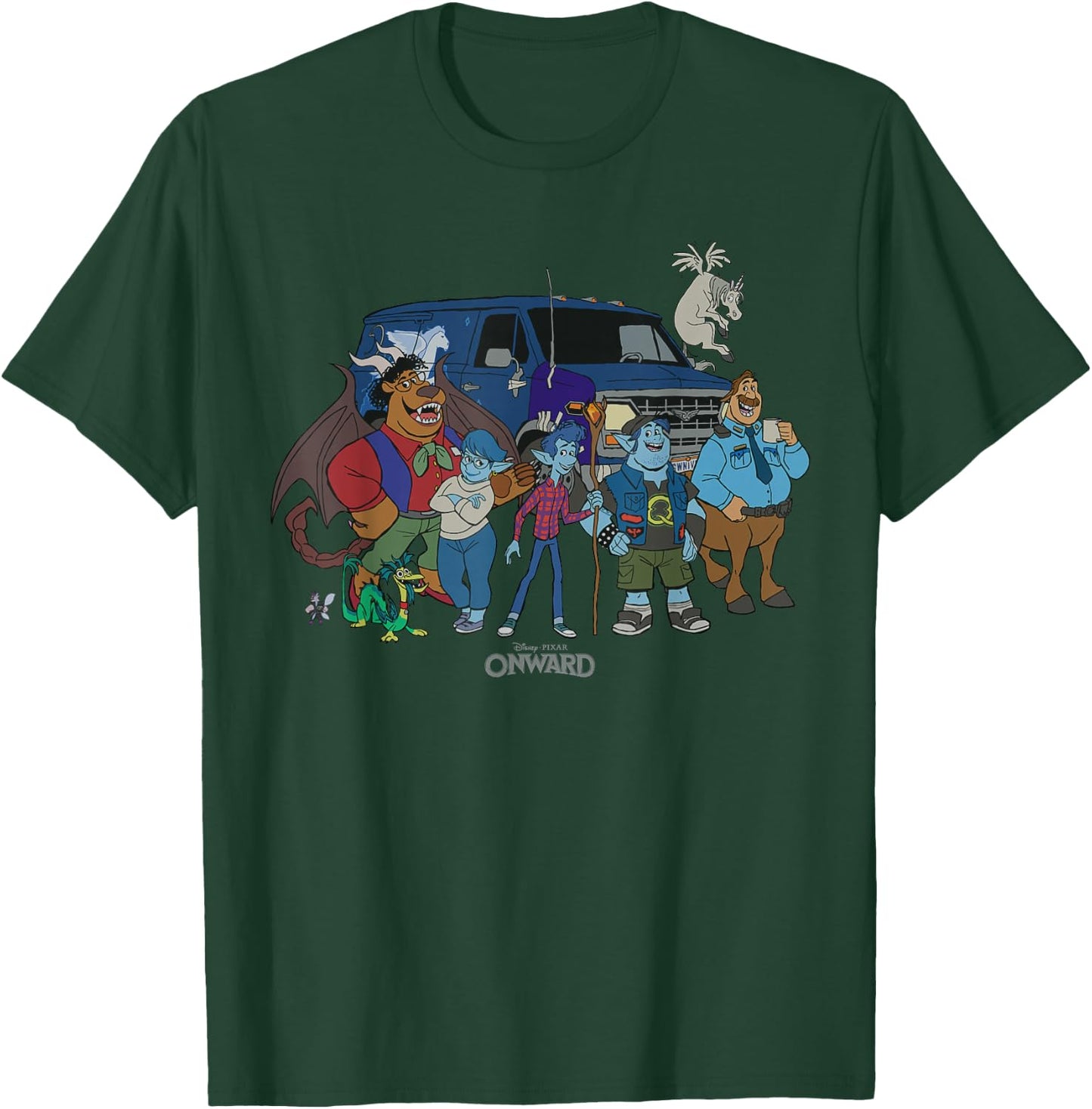 Disney Pixar Onward Group Snapshot T-Shirt - T-Shirt | Forest