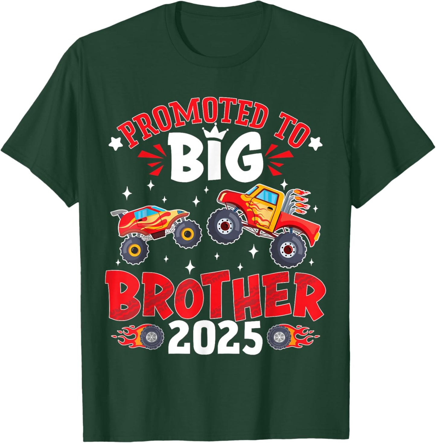 Big Brother 2025 Monster Truck T-Shirt - T-Shirt | Forest