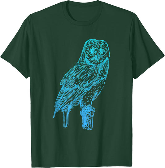 Wise Bird Forest Animal Owl T-Shirt - T-Shirt | Forest