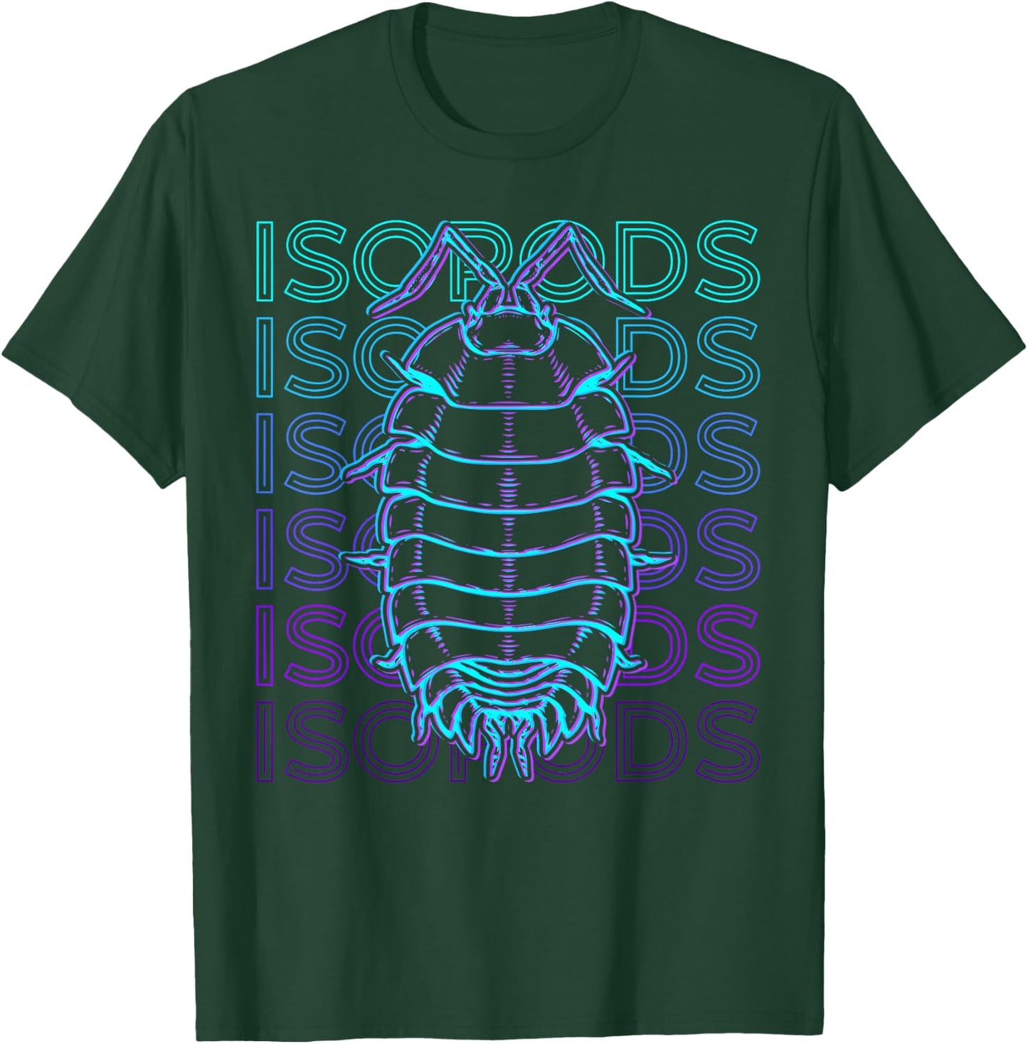 Isopods Bug Collector Retro T-Shirt - T-Shirt | Forest