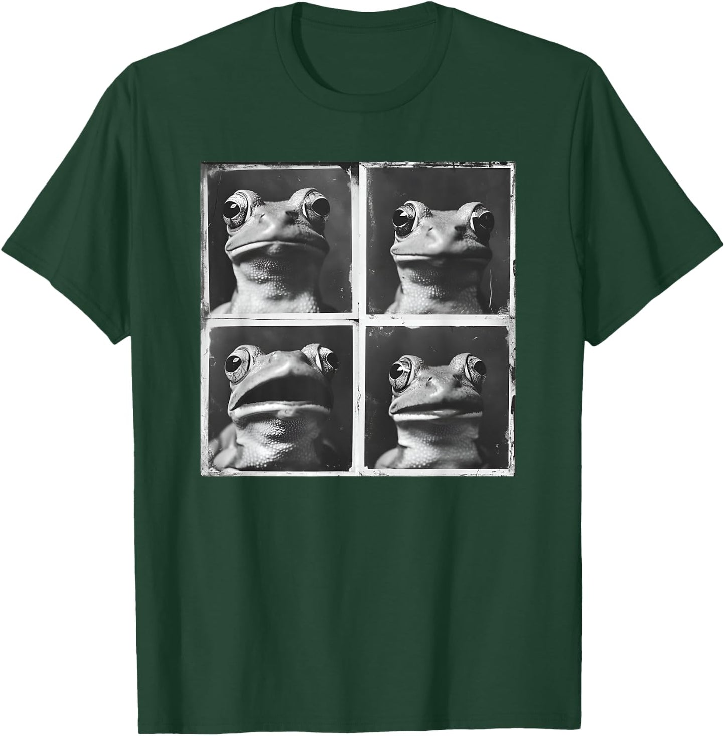 Funny Frog Face Love Frogs Toad Weird Frog Meme T-Shirt - T-Shirt | Forest